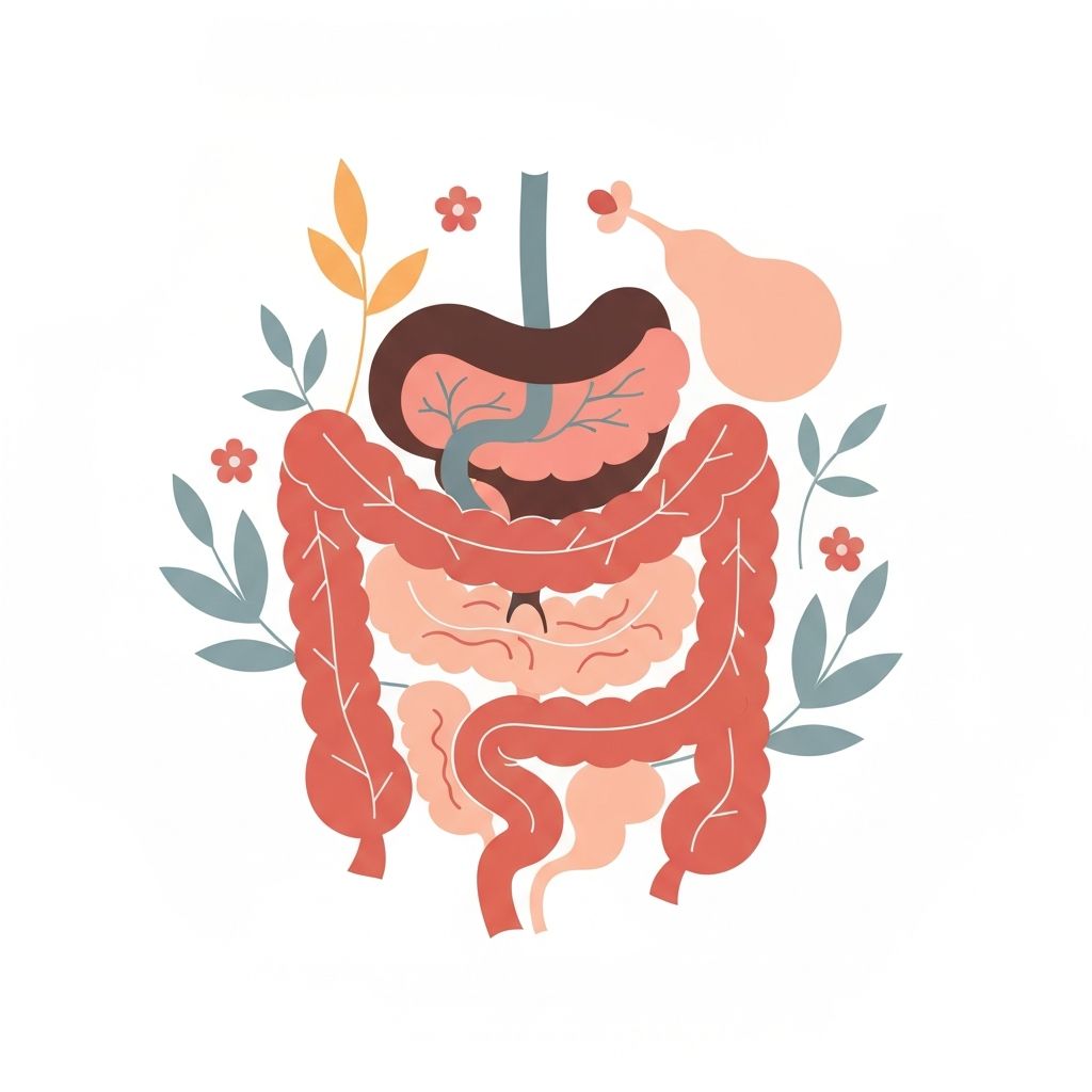 Digestive system wellness representation